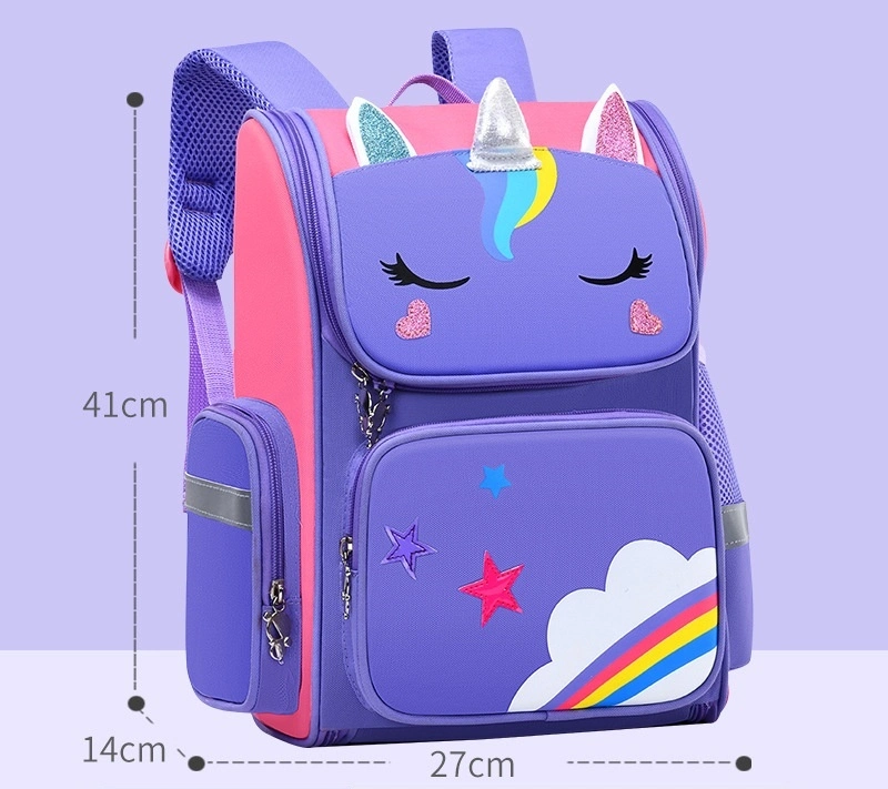 Customization Waterproof Child Kids School Bags Durable Boy Girl Unicorn School Bags