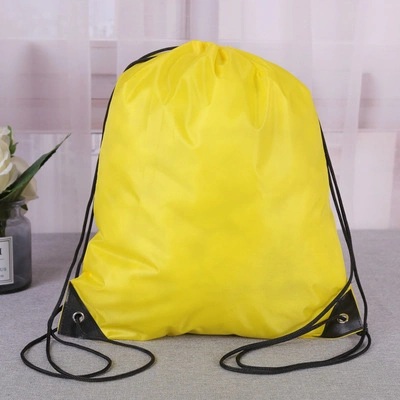 2020 Popular Multi-Colored Polyester Bag Backpack with Strings