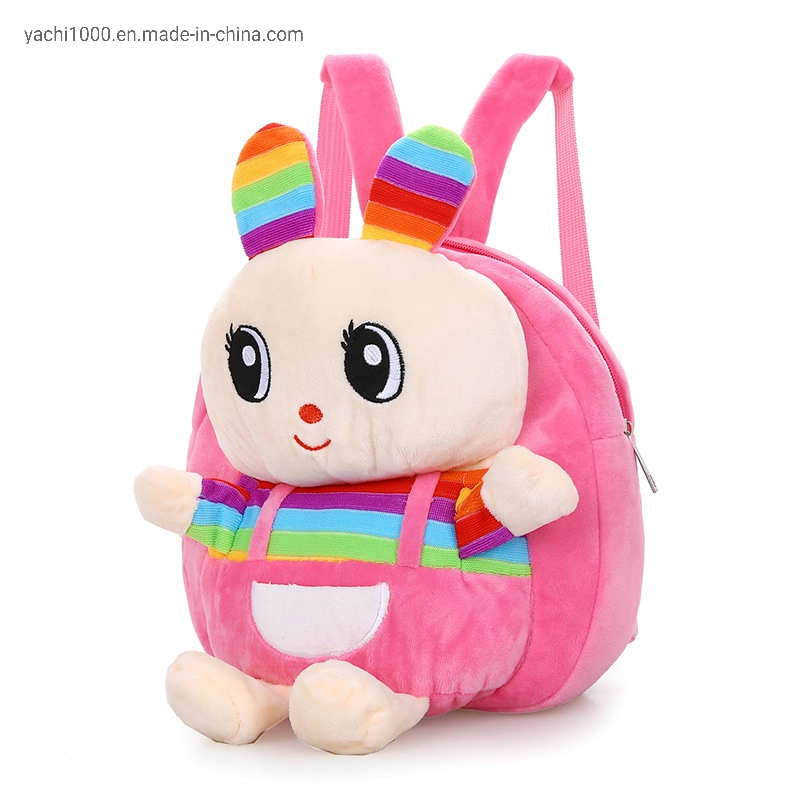 Soft Bunny School Bag Kids Cute Animals Rabbit Backpack