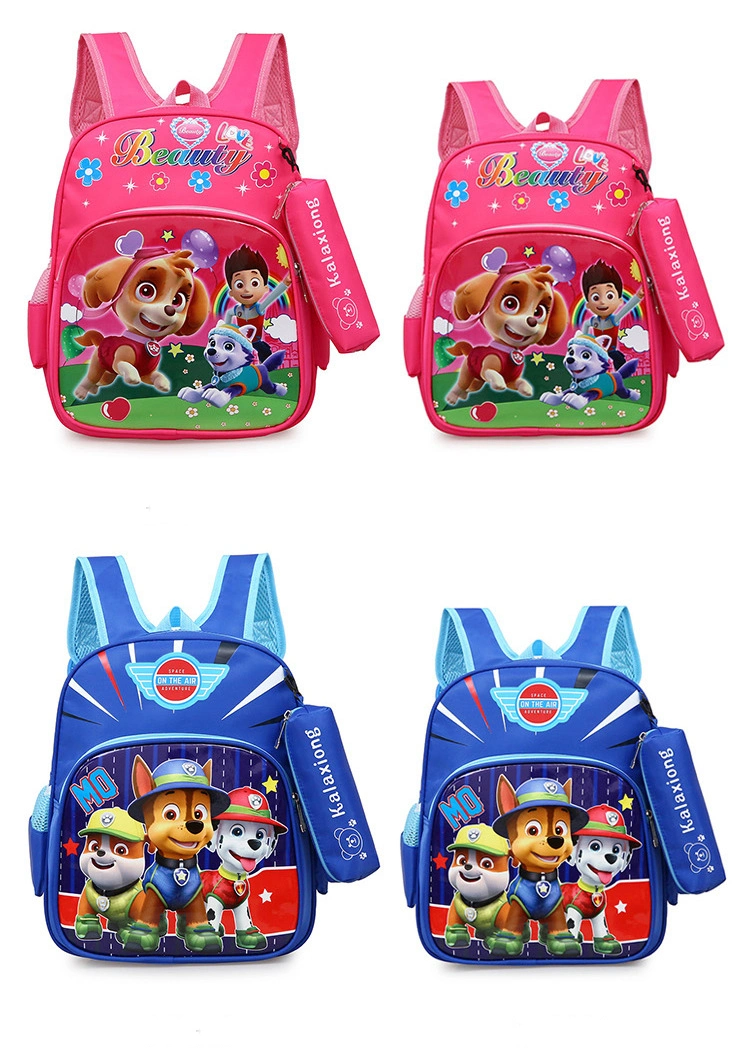 New Children&prime;s School Bag Wholesale Kindergarten Light Cartoon Backpack