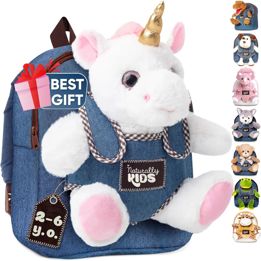 Unicorn Bag Toddler Toy Bag Kindergarten Bookbag Toddler Travel School Bag