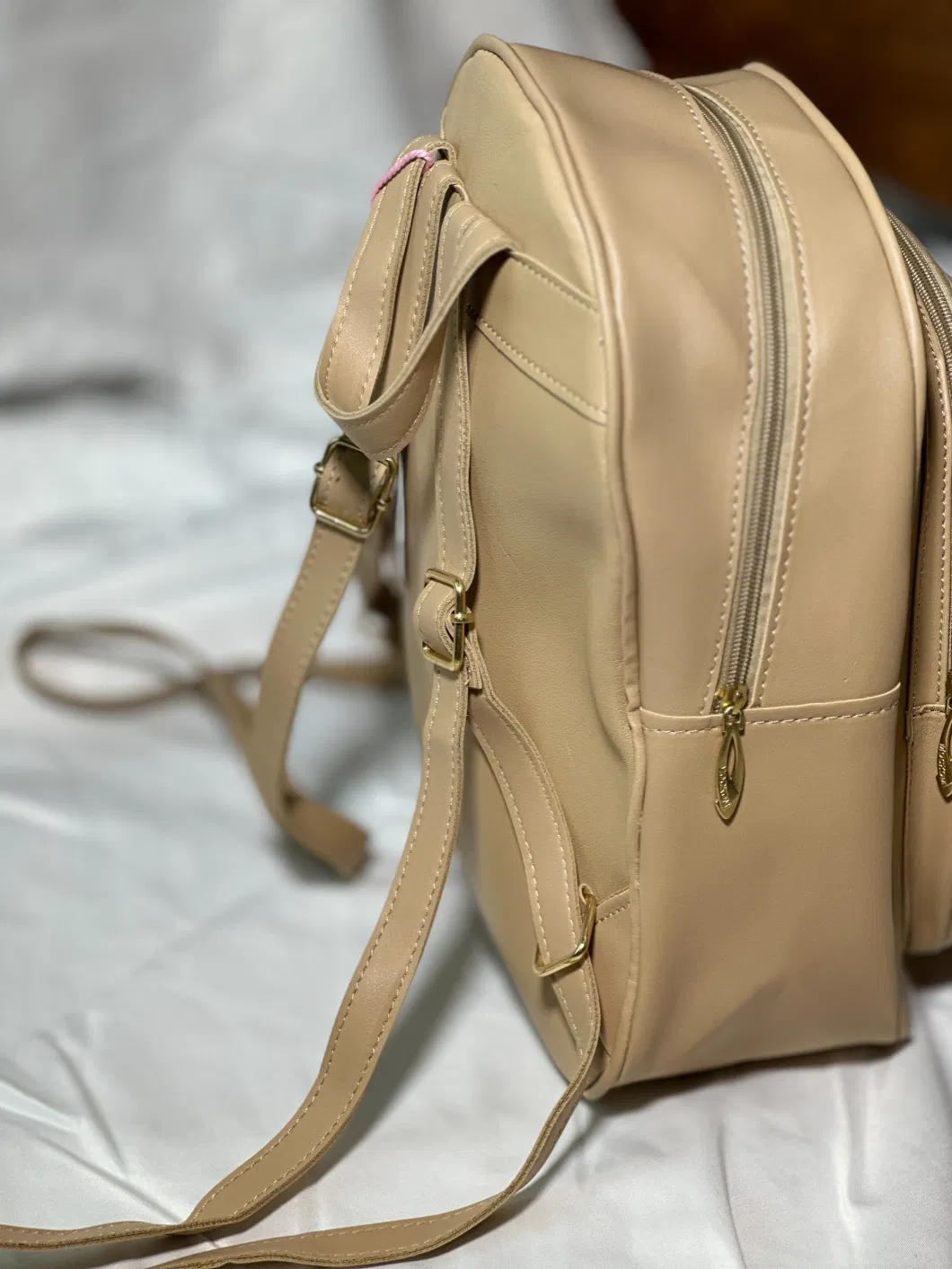 High Quality Solid Leather Women&prime;s Back Pack Three-Layer Youth Backpacks Sac 2024 Fashionable New Brand Large Capacity Backpacks