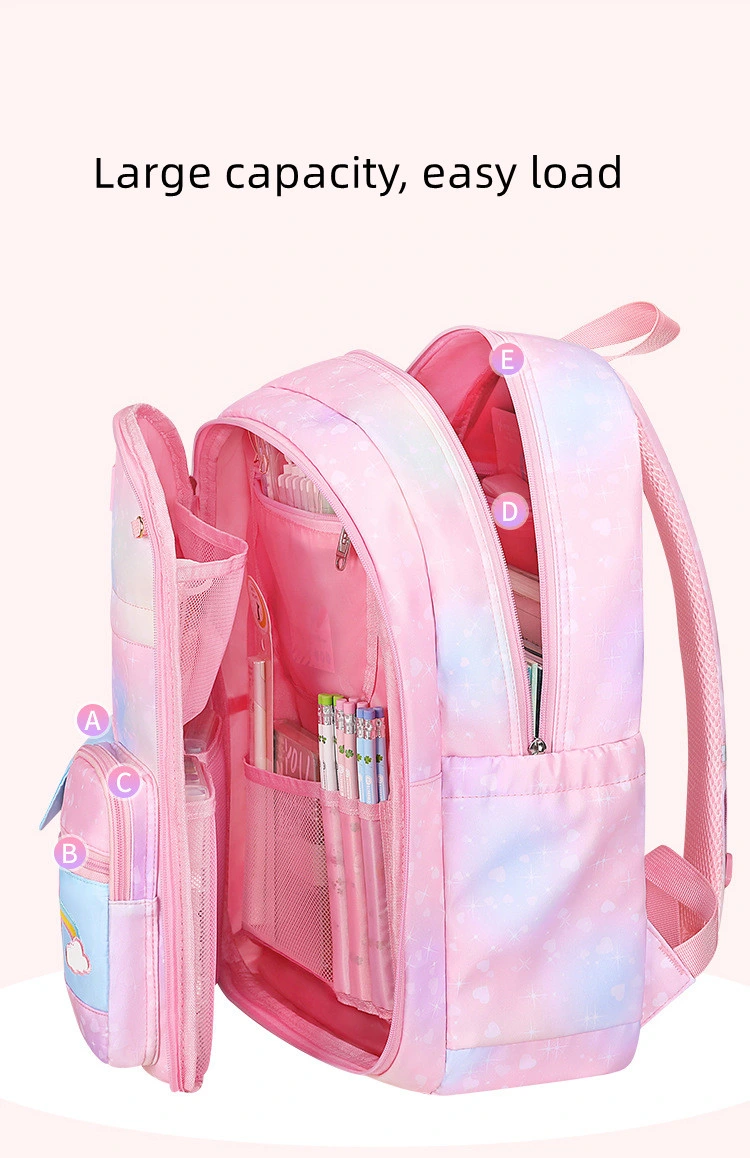 Creative Fashion Cartoon Cute School Backpack Kids Waterproof Nylon School Bags