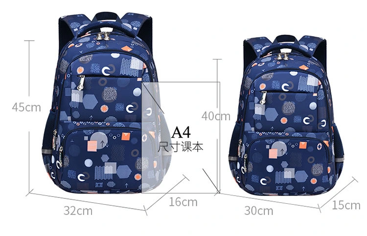 New Style Double Shoulder Primary School Children Child Kids Students Book Casual Outdoor Sports Leisure Satchel Bag Pack Backpack (CY6923)