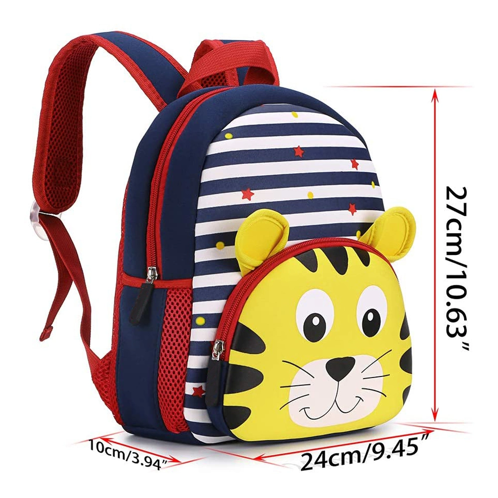 2023 Best Sell Wholesale Cute Cartoon Children Boys Girls Backpacks Neoprene Eco-Friendly Materials Kindergarten Schoolbags