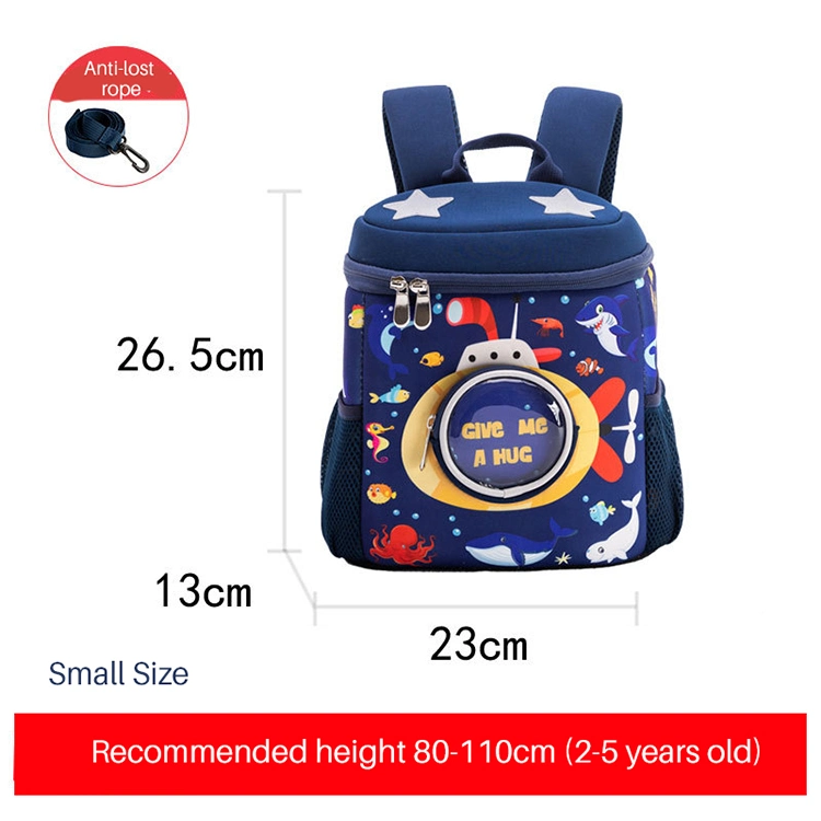 2022 Hot Sale Pink Home Cartoon Bag Multifunction Design Student Backpack Innovative Custom Neoprene Backpack Girls Book Bag