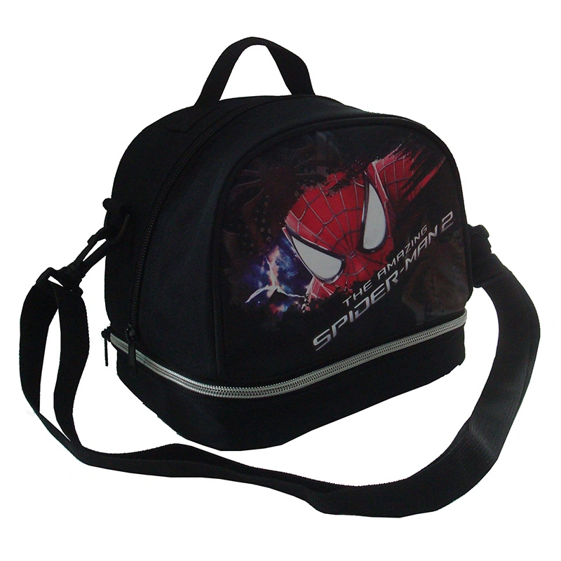 Spideman Allover Printing School Book Cooler Lunch Bag