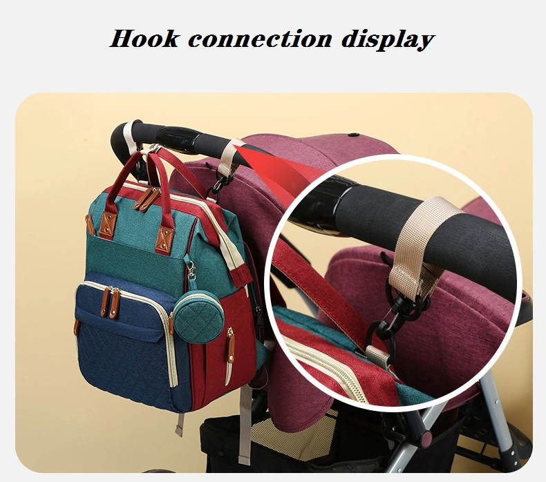 Function Waterproof Diaper Bag Casual Bag Fashionable Backpacks Mummy Backpack Large Capacity Maternity Backpacks for Baby Care