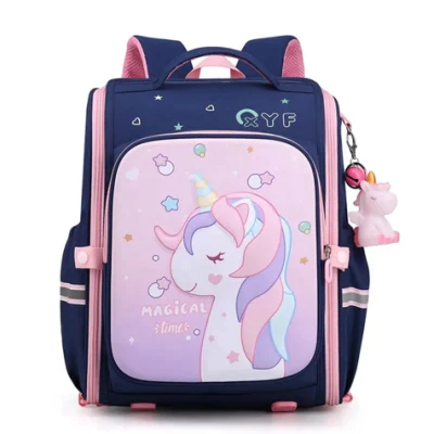 Chicas Rosa Princess <a href='/bolsa/'>Bolsa</a>s escolares niños Cartoon Bolsa escolar para <a href='/mochilas/'><a href='/mochila/'>Mochila</a>s</a> primarias para niños Bolsa escolar de avispa impermeable