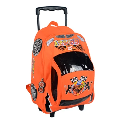 Nuevo coche EVA Cartoon niños <a href='/bolsa/'>Bolsa</a> de libros de la escuela de trolley