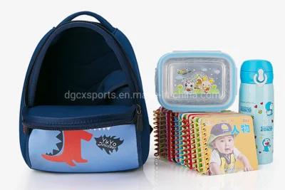 Kid niño <a href='/mochila/'>Mochila</a> bebé niñas niños Pre Kindergarten <a href='/mochilas/'>Mochilas</a> lindos dibujos animados de neopreno 3mm mochilas bolsa de comida para niños