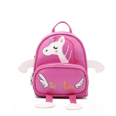 Mayorista de fábrica OEM ODM lindo bordado <a href='/bolsa/'>Bolsa</a> <a href='/mochila/'>Mochila</a> chica unicornio mochilas escolares para niños