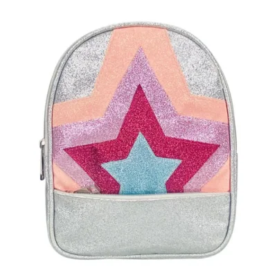 Los niños el diseñador de modas Escuela de Tejido Sequin <a href='/mochila/'>Mochila</a> con el patrón de arco iris de colores brillantes