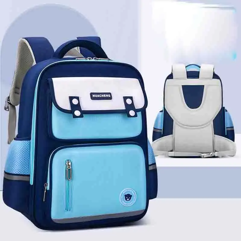 Factory Wholesale Fashion British Style Large Capacity School Backpack for Children