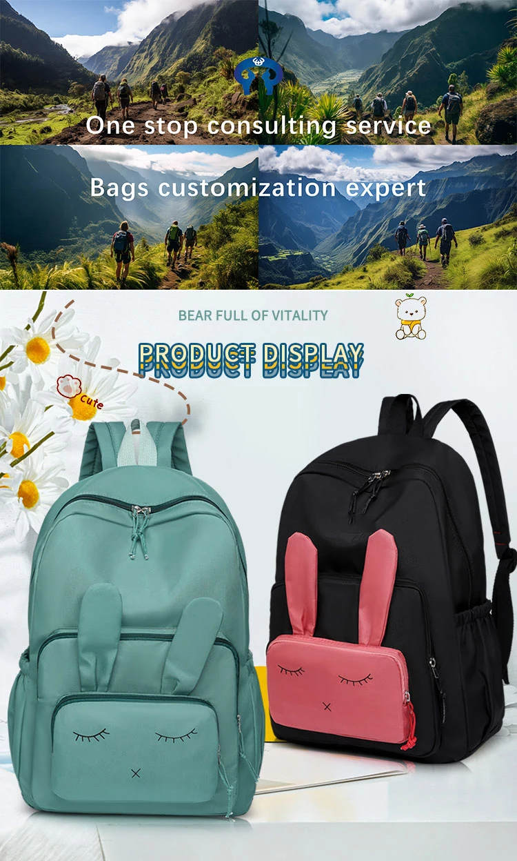 Wholesale Colorful Fashion Teens Large Children Messenger School Bag Backpack