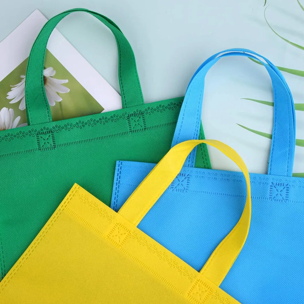 Wholesale Custom Personalized Non Woven Bag Promotional Reusable Non-Woven Bag Cloth Shopping Tote Bags with Logo