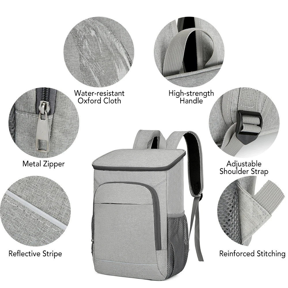 Hight Quality Cooler Backpack Leakproof Insulated Lunch Bag