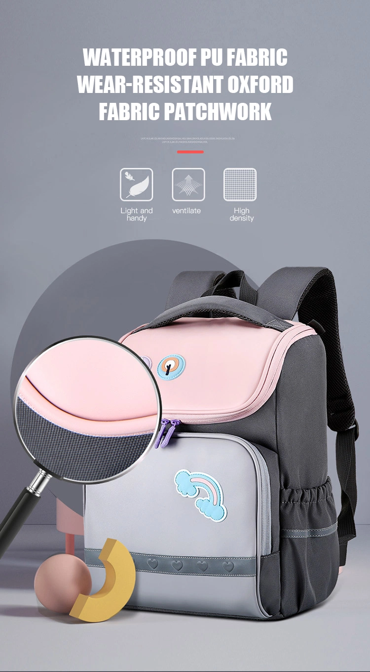 School Bags Lightweight Weight-Reducing Breathable Cute Children&prime;s Backpack