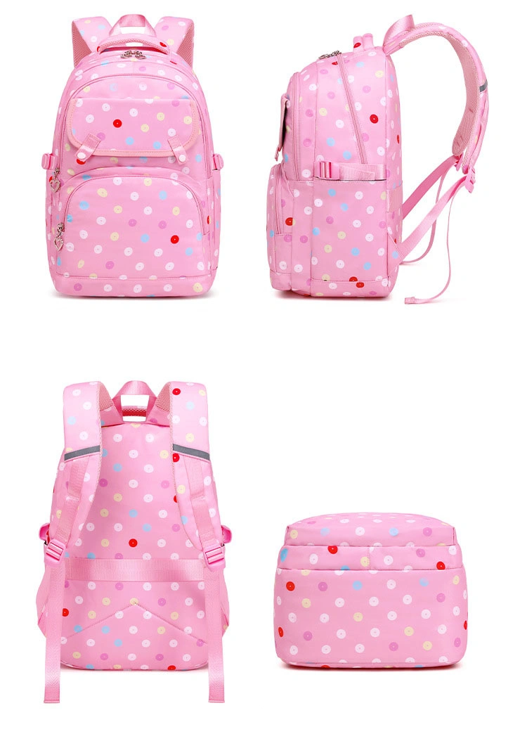 Three-Piece Sets Fashion Girl Waterproof Primary Children School Student Lunch Pencil Pen Pouch Pack Bag Backpack (CY0156)