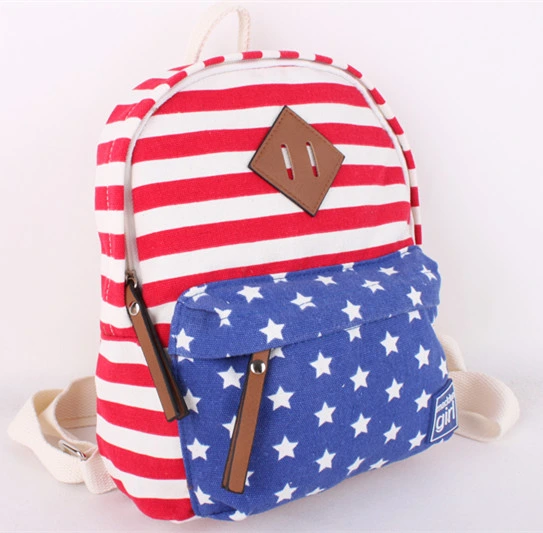 Girl Kids Hot Selling Fashion Star Mini Backpack with Good Quality