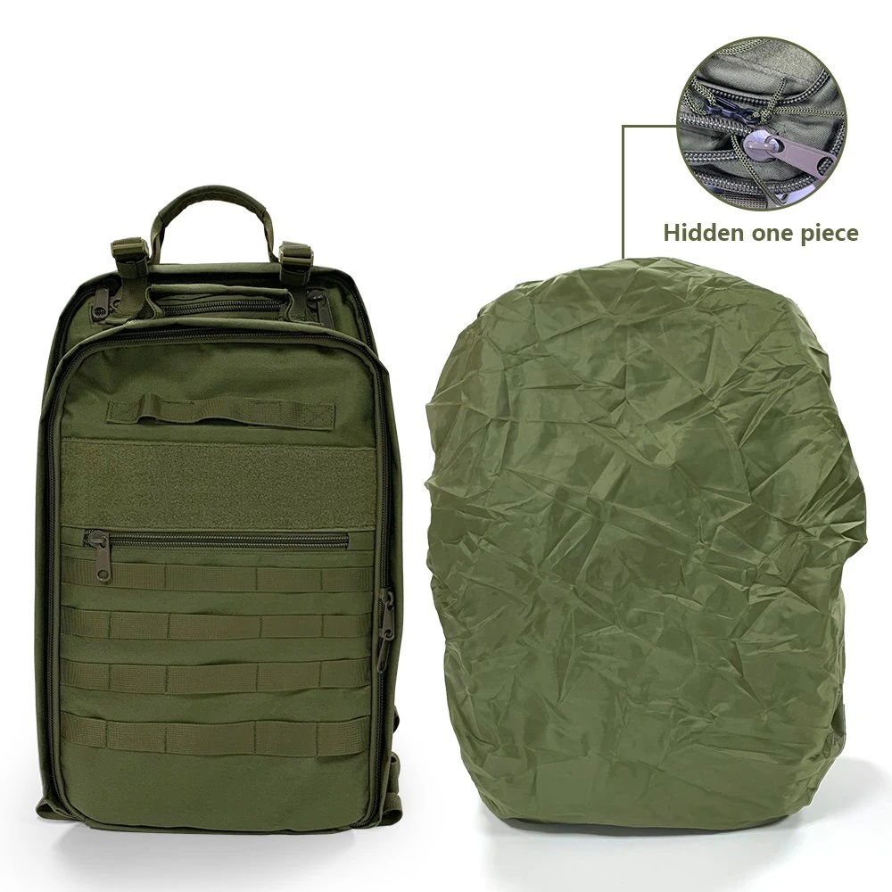 2 in 1 Tactical Outdoor Emergency Backpack Medical Supplies Bag for Hiking Trekking Hunting Camping First Aid