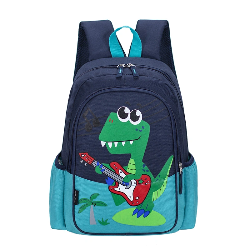 (WD6167) Factory Wholesale Summer New Korean Version of Nylon Kindergarten Schoolbag Cartoon Dinosaur Student Schoolbag Boy Backpack