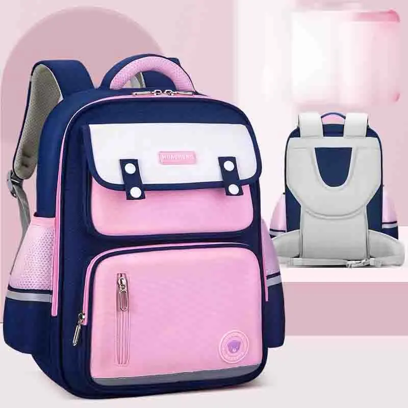 Factory Wholesale Fashion British Style Large Capacity School Backpack for Children