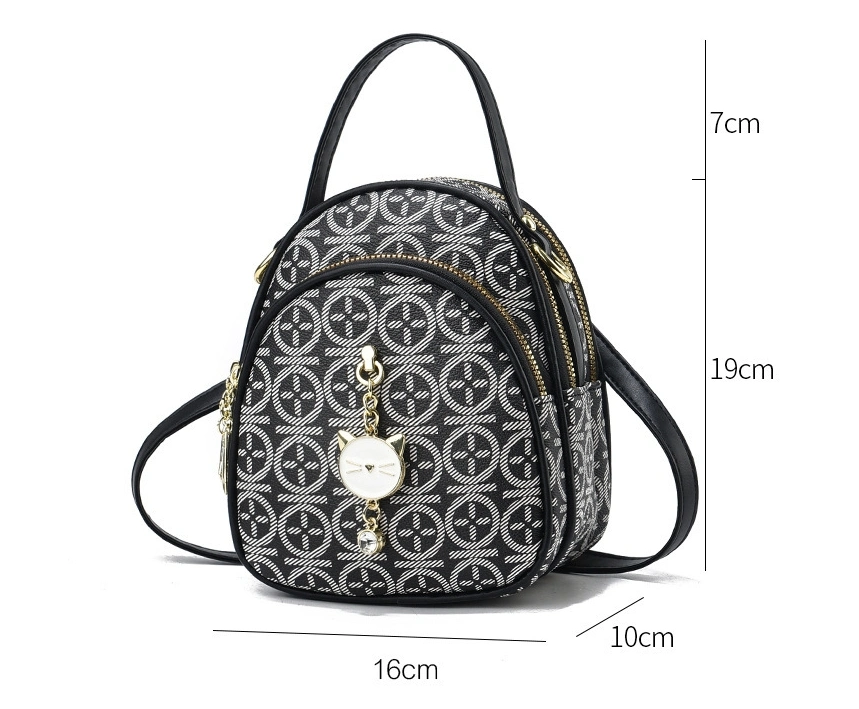 Super Fire Mini 2024 New Female Korean Version of Fashion Student Schoolbag All Match Small Backpack