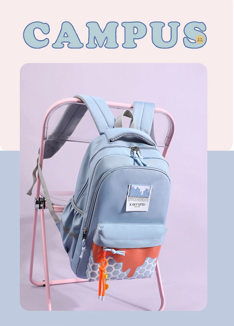 Custom New Teenage Outdoor School Bag Girls Multi-Layer Leisure Cute Backpack