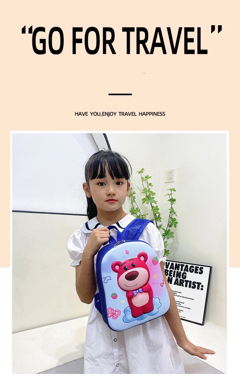 Toddler Backpack Baby Kindergarten Pre School Bags Cute Neoprene Animals Cartoon Backpacks