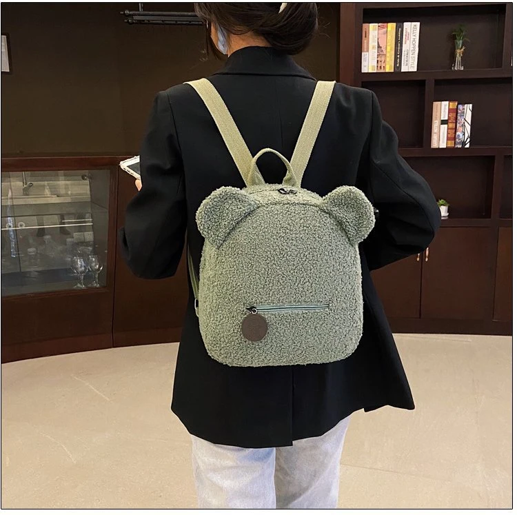 Plush Teddy Bear Backpack Kids Cartoon Book Bags Toddler School Backpack Bags Cute Children Schoolbag Mini Plush Backpack