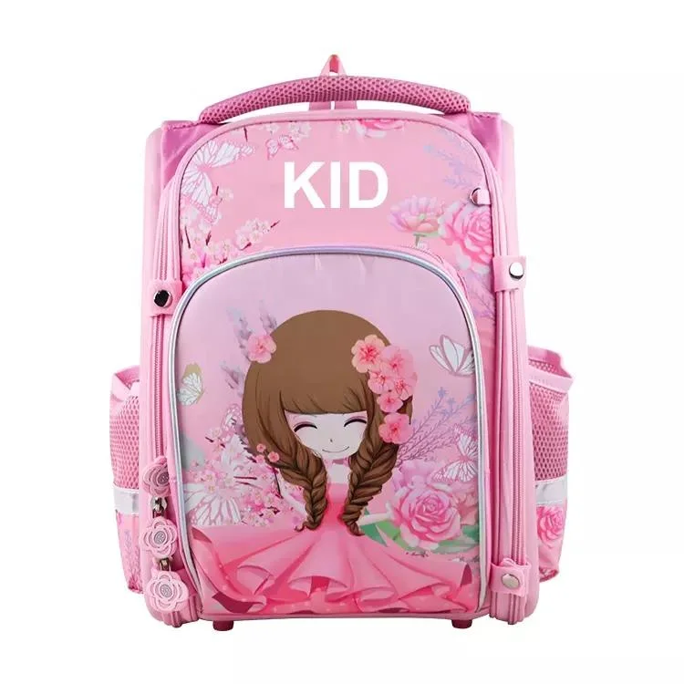 BSCI ISO Lvmh Factory Pink Children Book Kids Backpack Girl School Bags