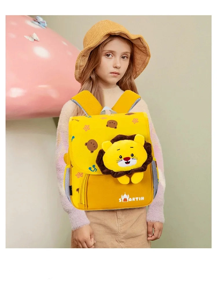 3D Cute Cartoon Animal Plush Bag Boys and Girls Korean School Bags Fashion Children&prime;s Backpack Baby Backpack