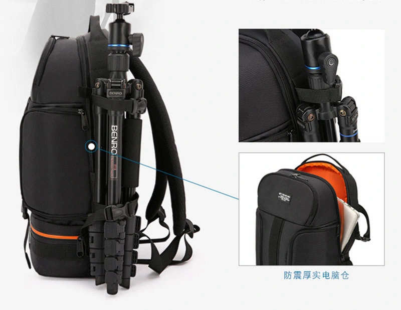 Double Shoulder Waterpoor Casual Travel DSLR Digital Single Lens Reflex Video Camera Laptop Bag Pack Backpack (CY0167)