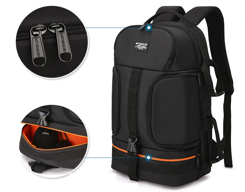 Double Shoulder Waterpoor Casual Travel DSLR Digital Single Lens Reflex Video Camera Laptop Bag Pack Backpack (CY0167)