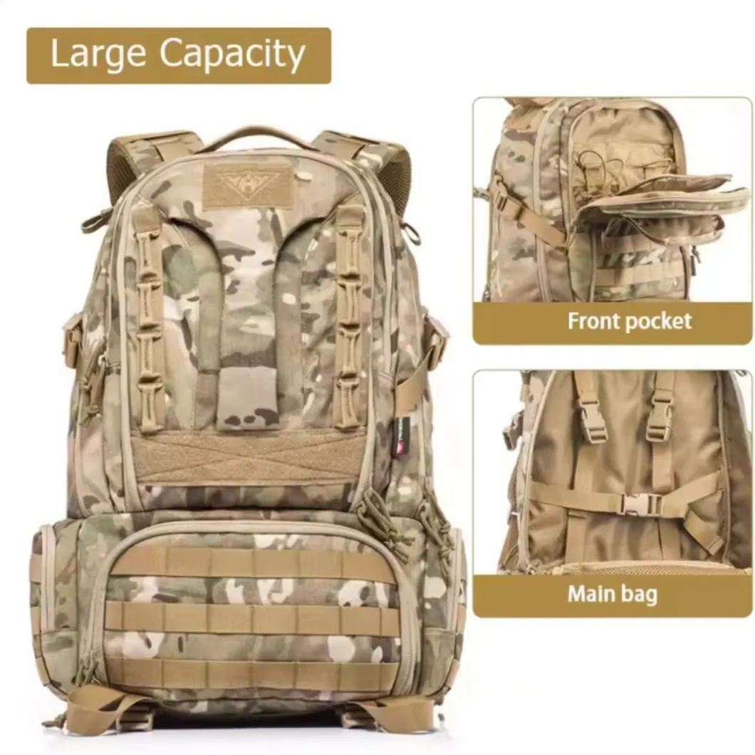 Nylon Korean Digital Camouflage Hiking Day Pack Assault Tactical Backpack