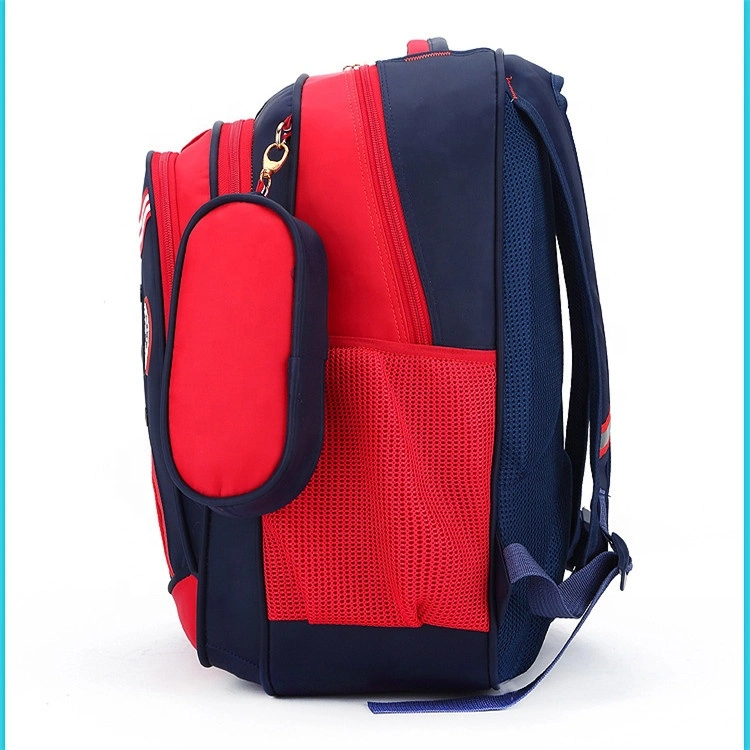 New Style High Quality Nylon School Backpack for Teenagers Waterproof Book Bag with Pencilcase for Boys