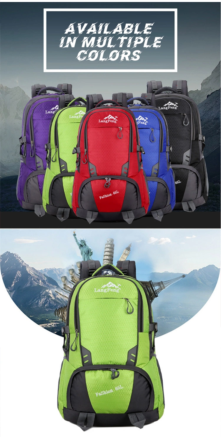 Men&prime;s Outdoor Backpack Hiking Climbing Travel Rucksack Sports Camping Backpack School Bag Casual Pack for Male Female Women