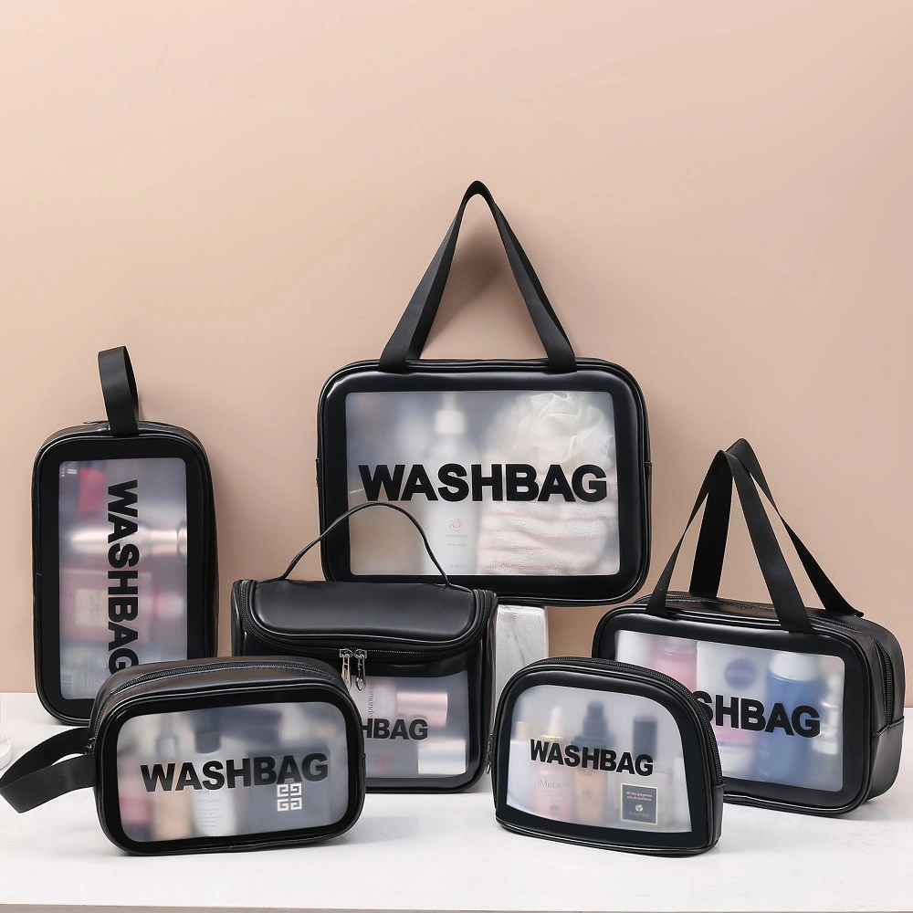 PU Cosmetic Bag, Large-Capacity PVC Waterproof Wash Bag