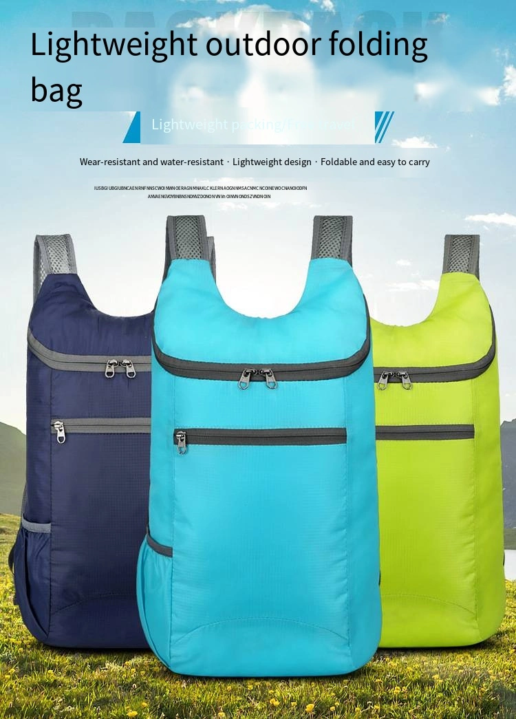 New Outdoor Folding Bag Travel Bag Sports Backpack Large Capacity Backpack