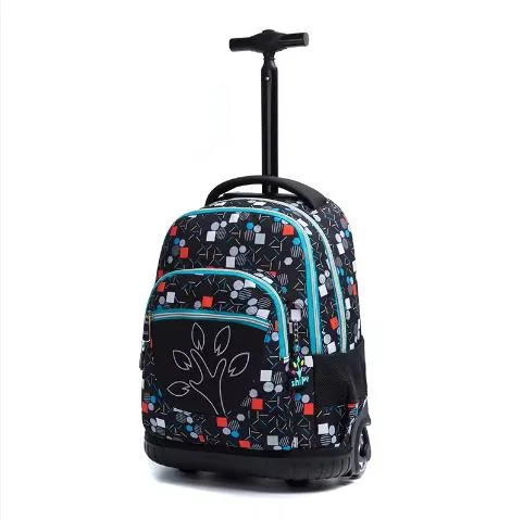 Professional Kids Backpack with Wheeled School Bag Children School Trolley Bag