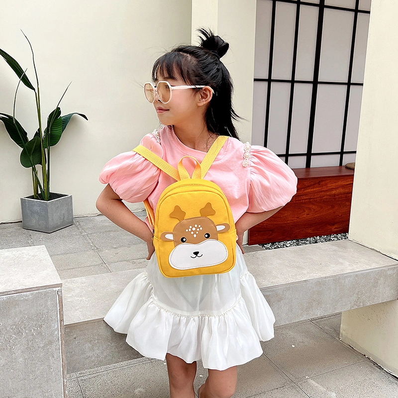 Wholesale Lovely Fawn Pattern Schoolbag Cartoon Animal Kid Mini Backpack Toddler Children Backpack