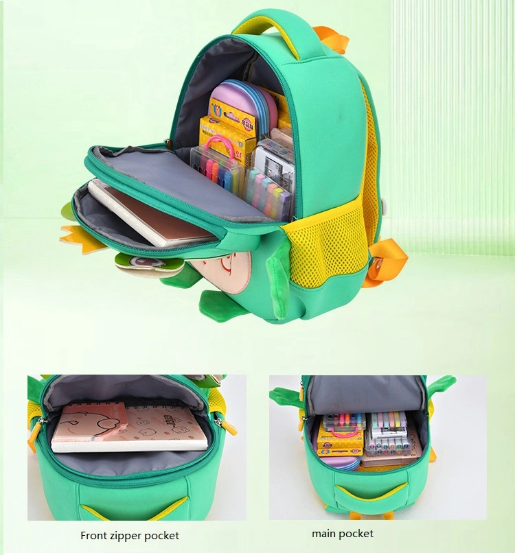 2022 3D Cartoon Kids Schoolbag High Quality Boys Girls Backpack All Open Design School Backpack