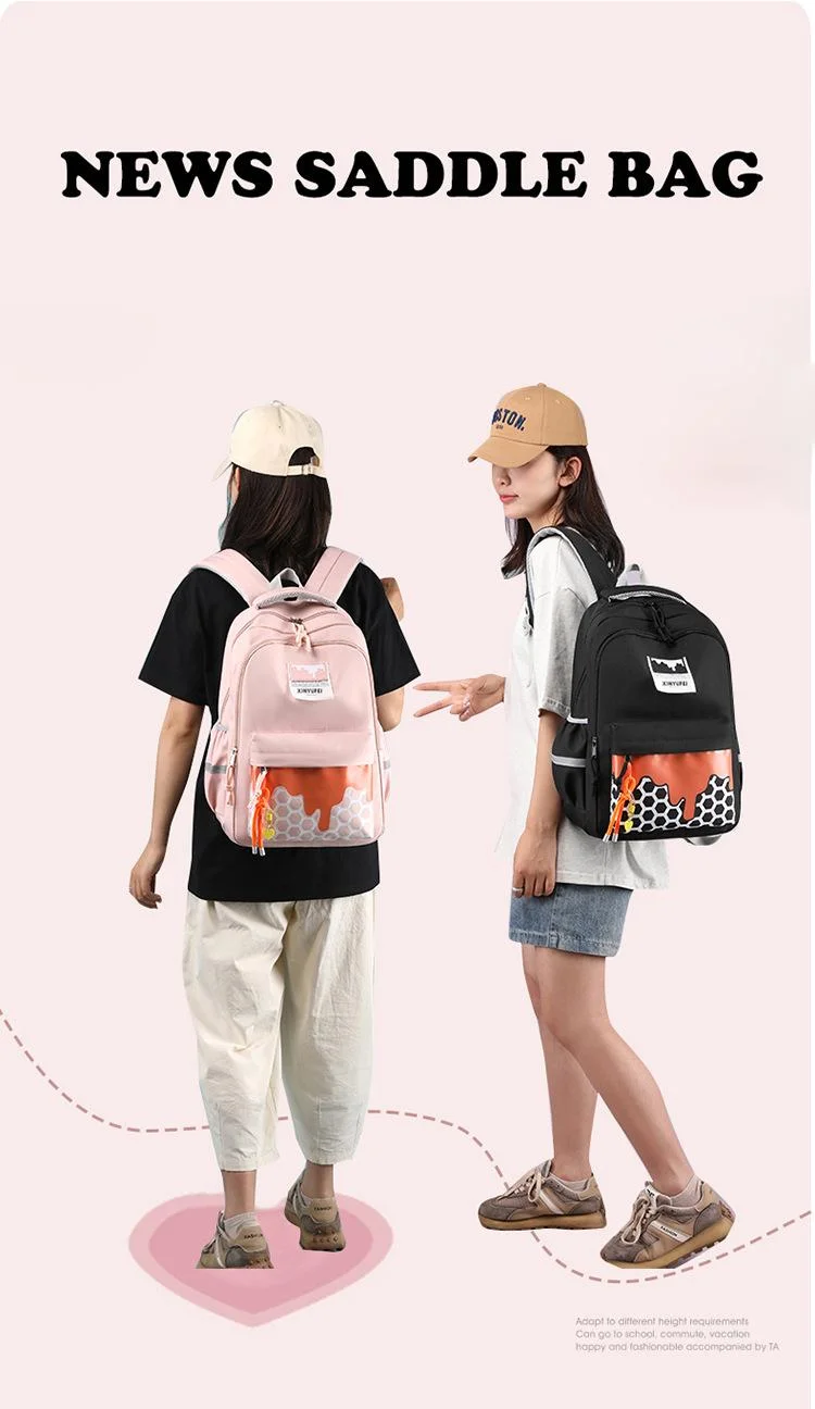 Custom New Teenage Outdoor School Bag Girls Multi-Layer Leisure Cute Backpack