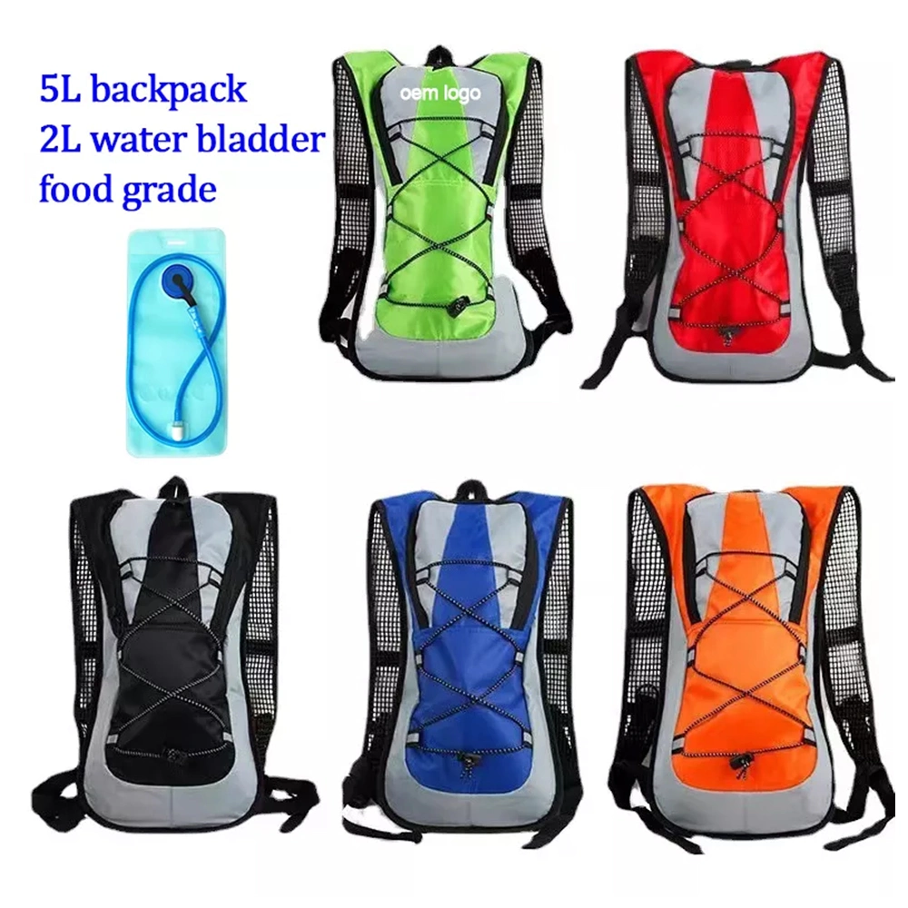 Colorful Hiking Travel Bicycle Backpack Water Bag Custom Hydration Pack Cycling Running Hydration Backpack with Water Bladder