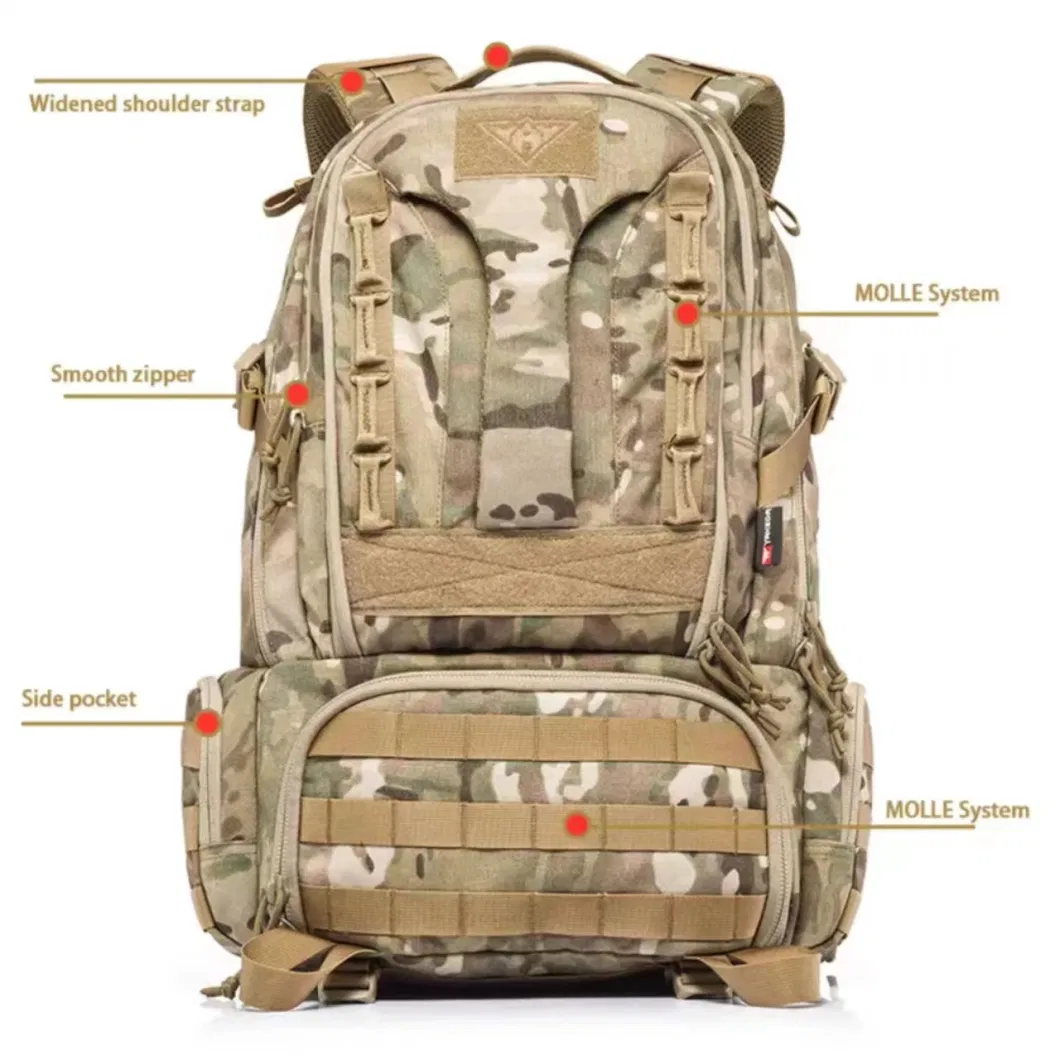 Nylon Korean Digital Camouflage Hiking Day Pack Assault Tactical Backpack