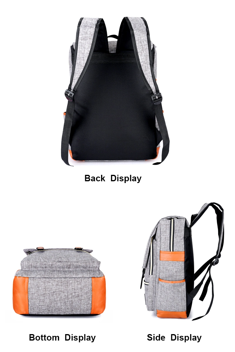 15.6 Inch Laptop School Backpack Travel Bag Casual Men Women&prime;s Backpacks