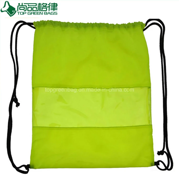 Custom Polyester Draw String Bag Knapsack Drawstring Backpacks Sports Bags