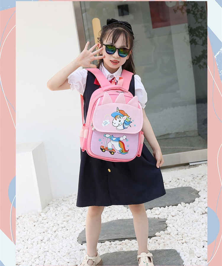 Wholesale Cartoon Durable Strawberry Bear Large Capacity Backpack Schoolbag for Children