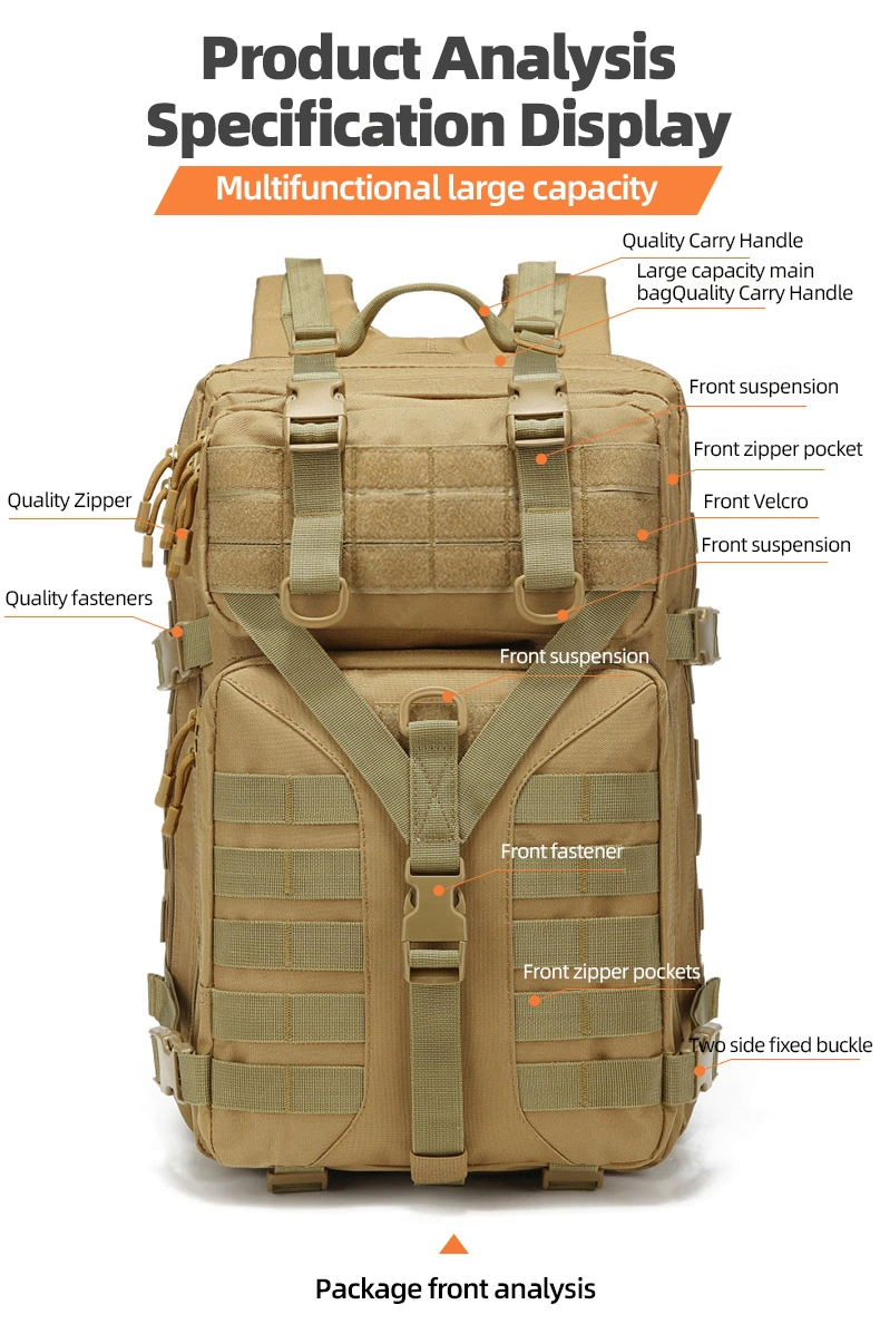 Newest Design Tactical Military style Expandable Hydration Backpack for Outdoor